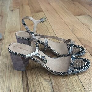 Madewell Women's Snakeskin Heels